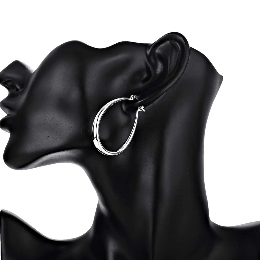Sterling Silver Hoop Earrings