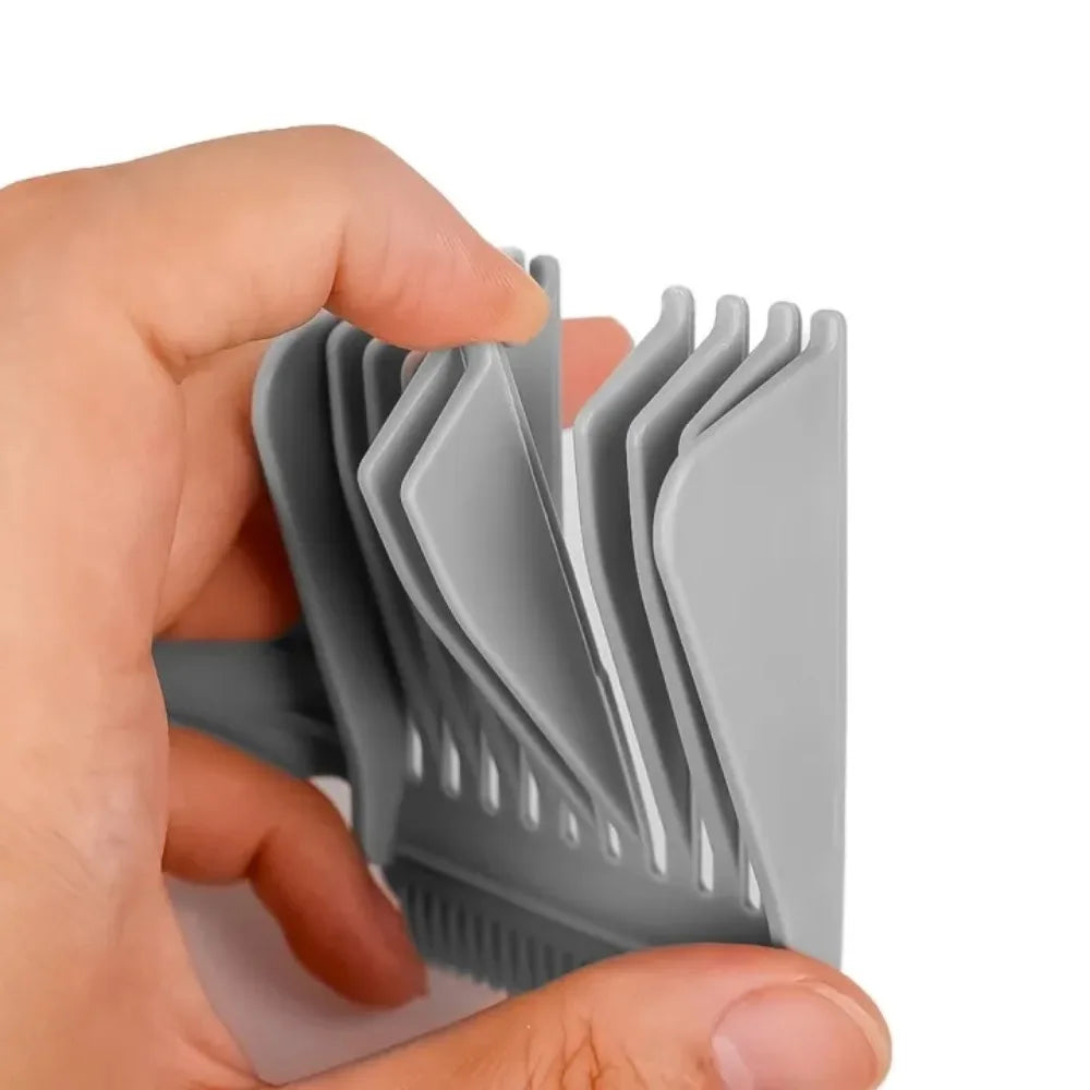 Curved Heat-Resistant Barber Comb