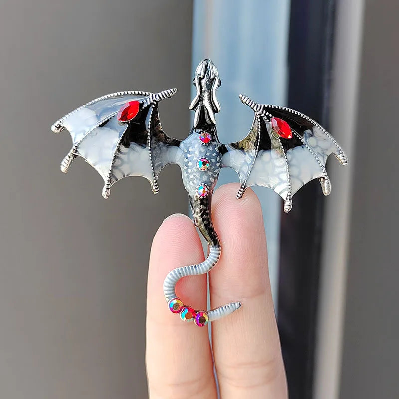 Enchanted Dragon Brooch Pin