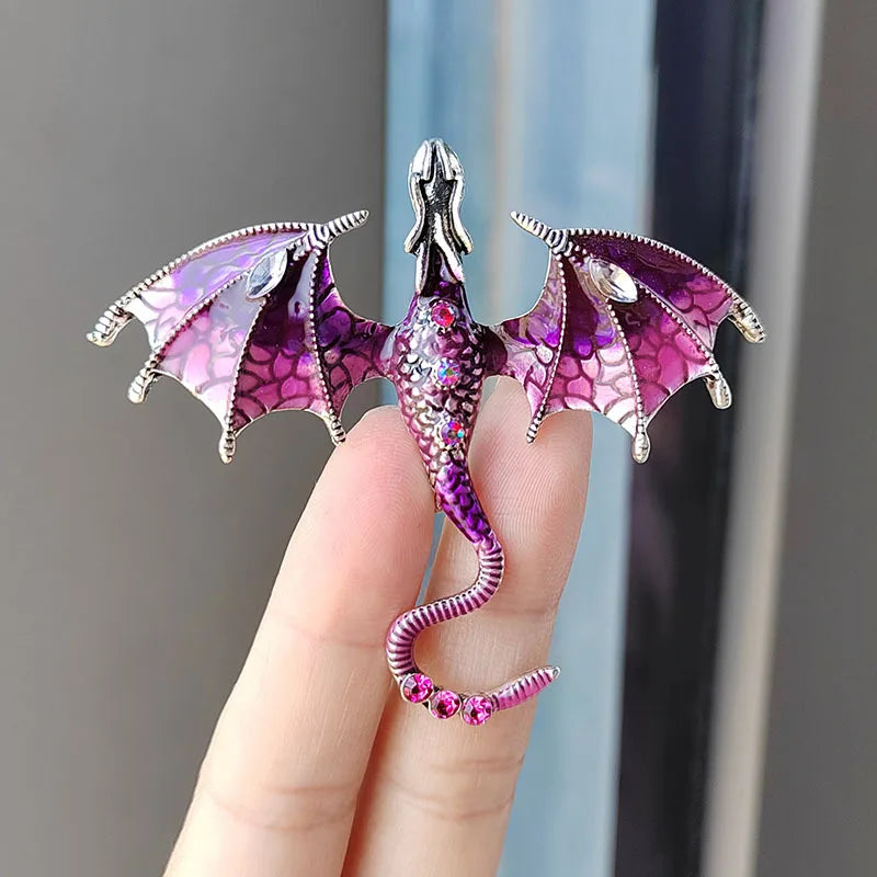 Enchanted Dragon Brooch Pin