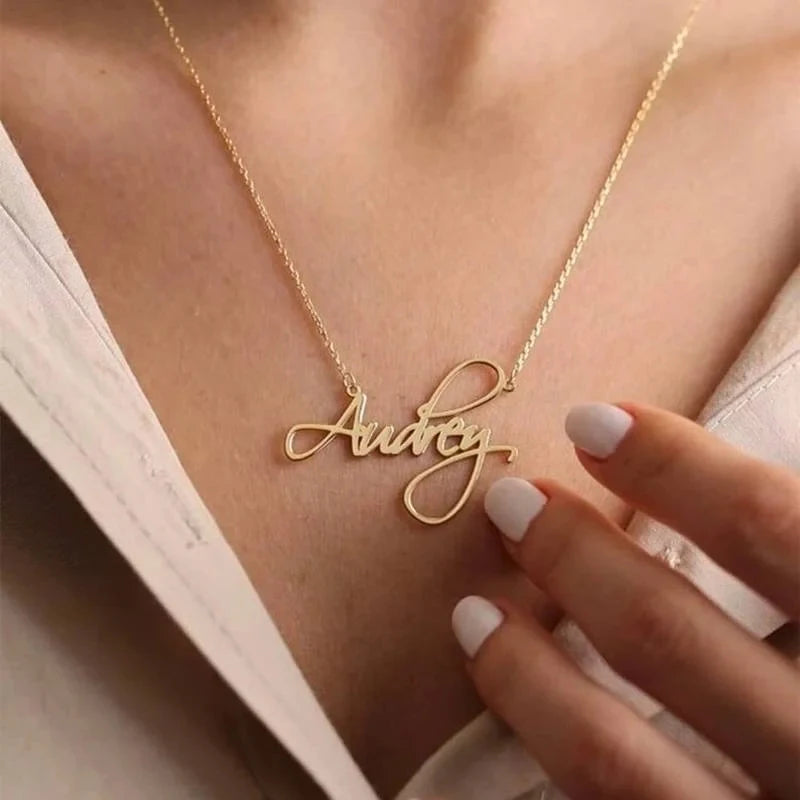 Custom Name Pendant Necklace