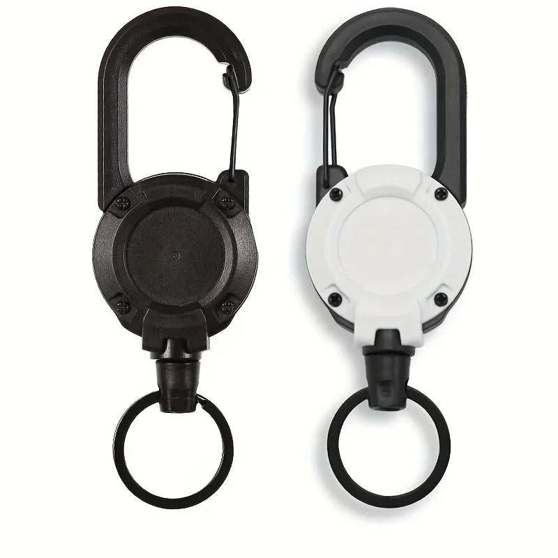 Retractable Carabiner Keychain Clip