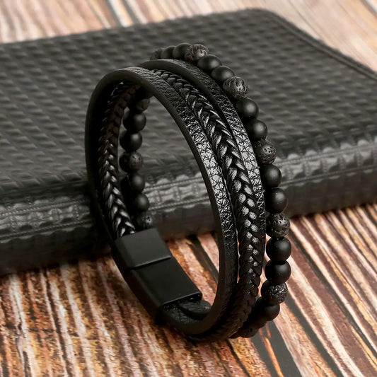Men’s Lava Stone Bracelet