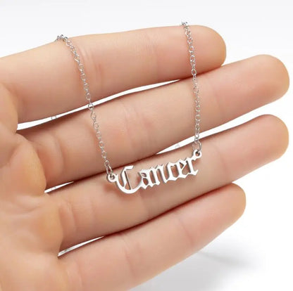 Personalized Jewelry Zodiac Sign Astrology Necklace