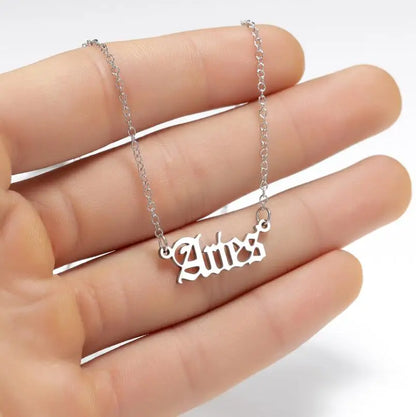 Personalized Jewelry Zodiac Sign Astrology Necklace