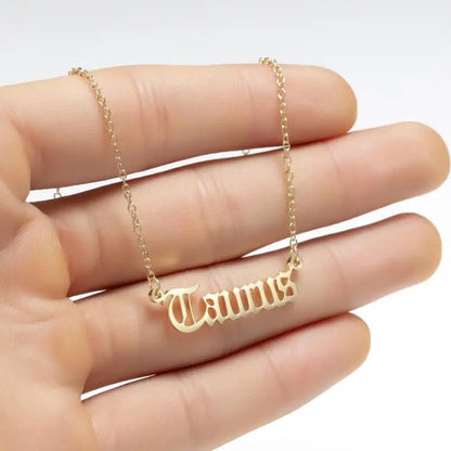 Personalized Jewelry Zodiac Sign Astrology Necklace