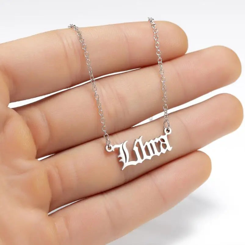Personalized Jewelry Zodiac Sign Astrology Necklace