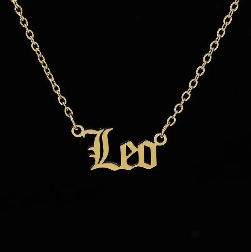 Personalized Jewelry Zodiac Sign Astrology Necklace