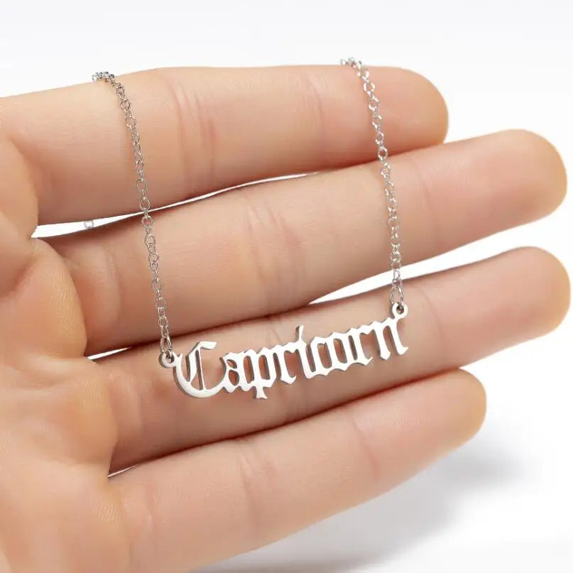 Personalized Jewelry Zodiac Sign Astrology Necklace
