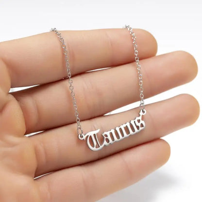 Personalized Jewelry Zodiac Sign Astrology Necklace