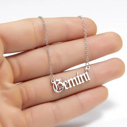 Personalized Jewelry Zodiac Sign Astrology Necklace