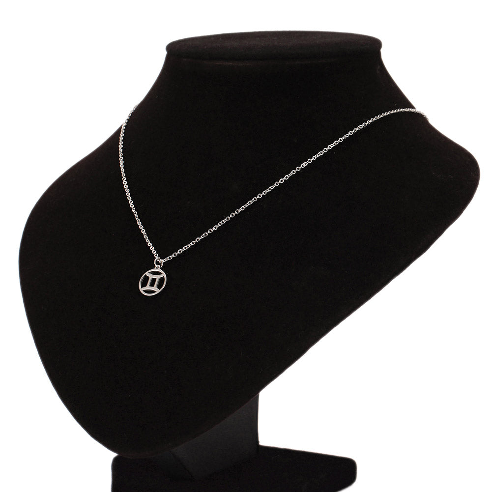 Zodiac Pendant Stainless Steel Necklace