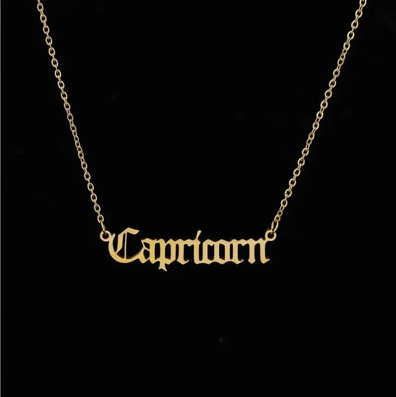 Personalized Jewelry Zodiac Sign Astrology Necklace