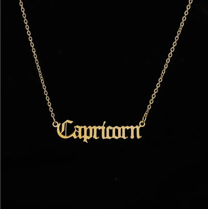 Personalized Jewelry Zodiac Sign Astrology Necklace
