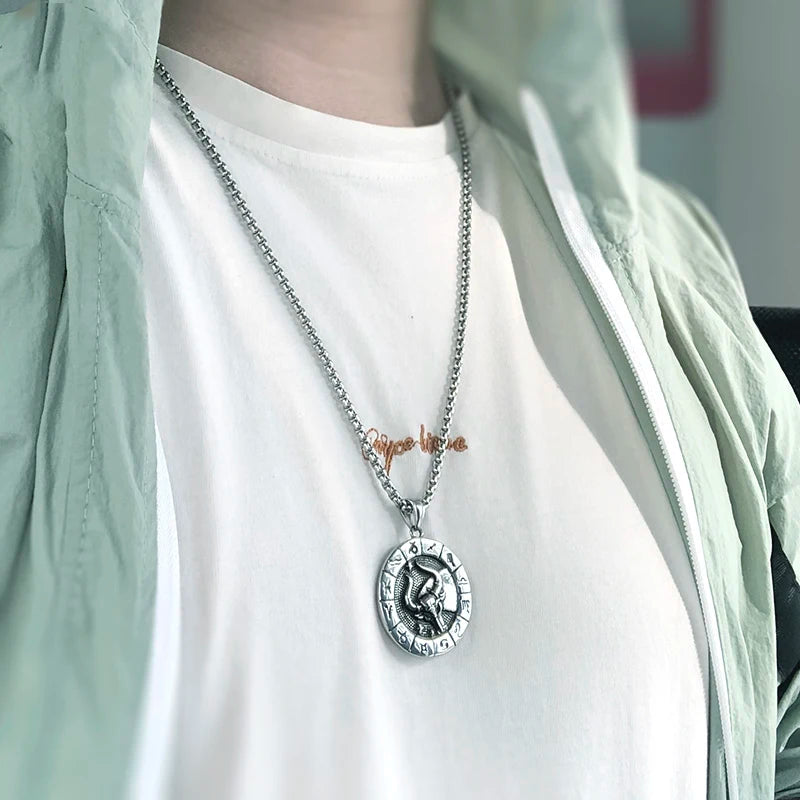 Constellation Zodiac Sign Pendant Necklace