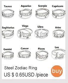 Personalized Jewelry Zodiac Sign Astrology Necklace