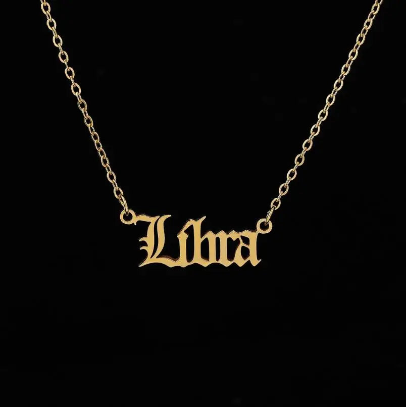 Personalized Jewelry Zodiac Sign Astrology Necklace