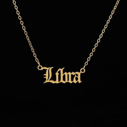 Personalized Jewelry Zodiac Sign Astrology Necklace