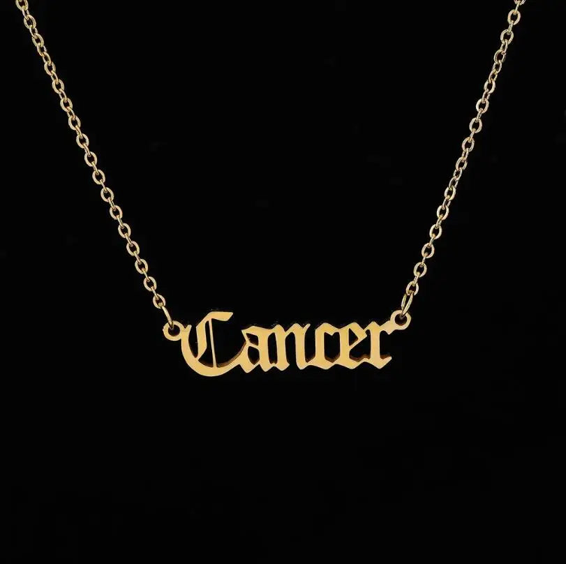 Personalized Jewelry Zodiac Sign Astrology Necklace