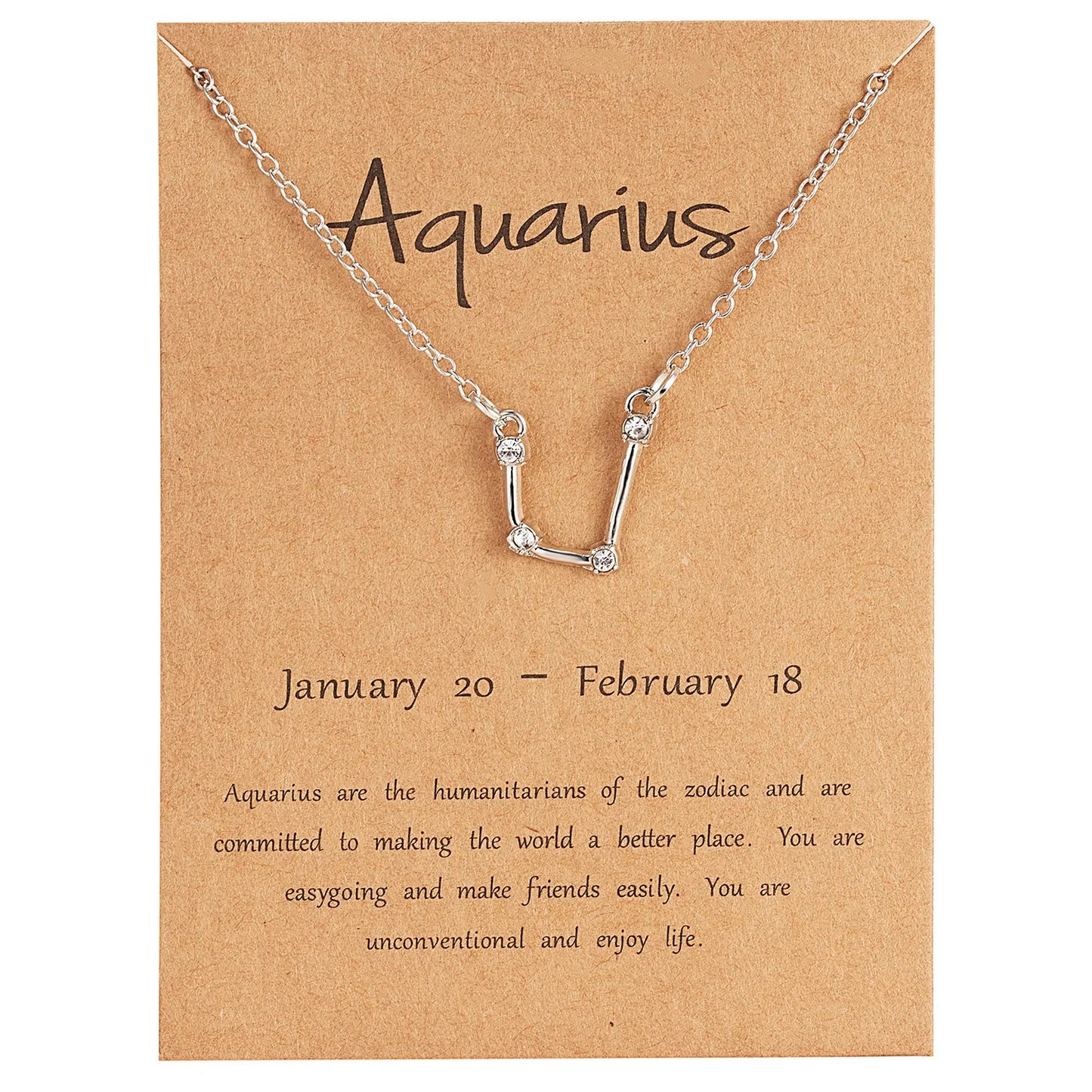 Zodiac Sign Constellation Pendant Choker Charm Necklace