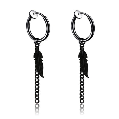 Bold Cross Clip Earrings