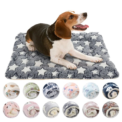 Cozy Flannel Pet Bed