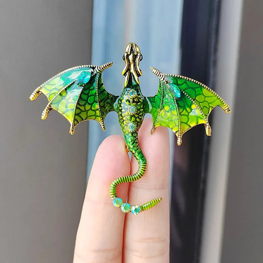 Enchanted Dragon Brooch Pin