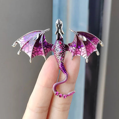 Enchanted Dragon Brooch Pin