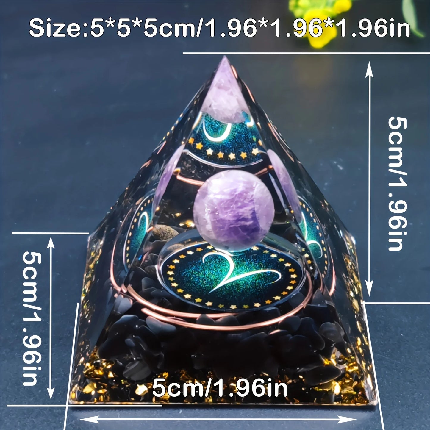 1pc Constellations Orgone Pyramid