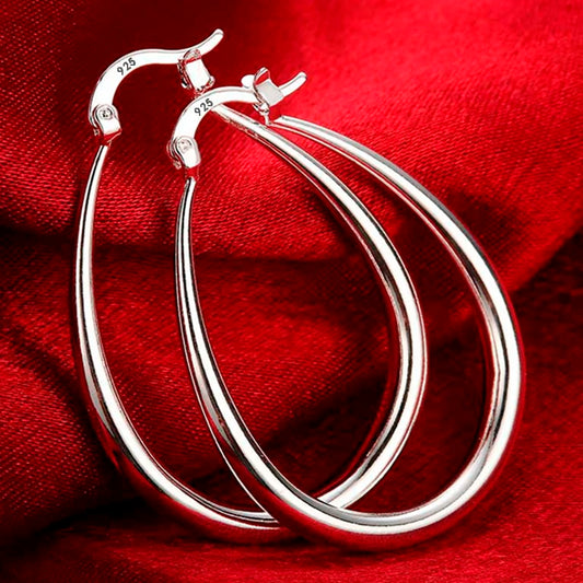 Sterling Silver Hoop Earrings