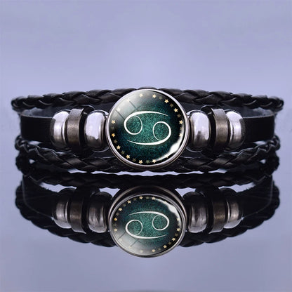 Zodiac Sign Constellation Charm Bracelet
