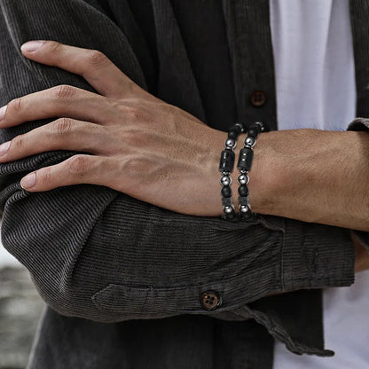 Natural Stone Zodiac Sign Bracelet