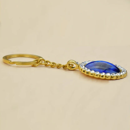 Constellation Double Side Cabochon Glass Ball Keychain