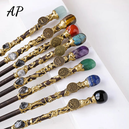 1PC Zodiac Constellation Crystal Scepter Magic Fairy Stick