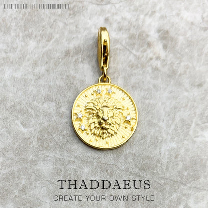 925 Sterling Silver Zodiac Sign Vintage Charm Pendant