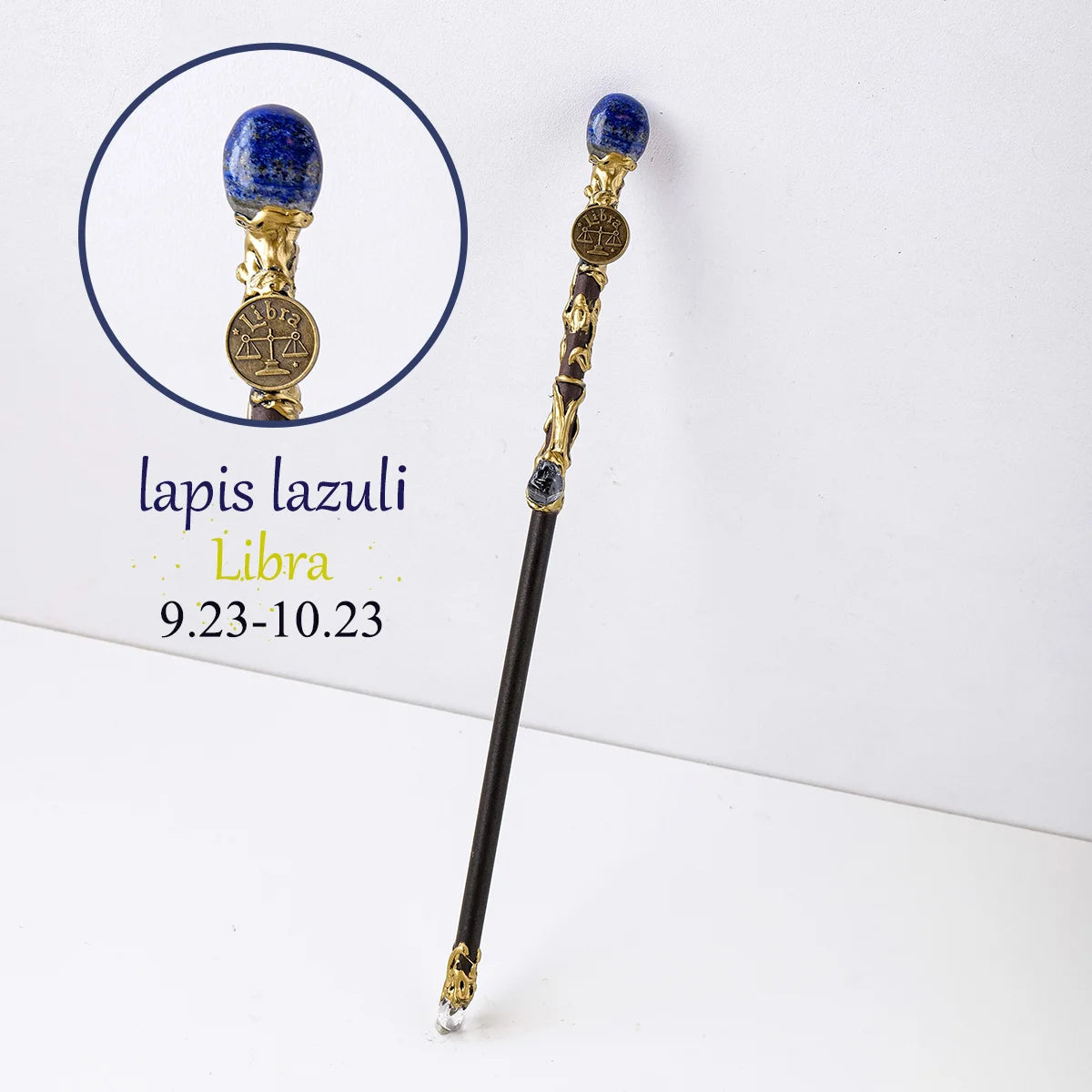 1PC Zodiac Constellation Crystal Scepter Magic Fairy Stick