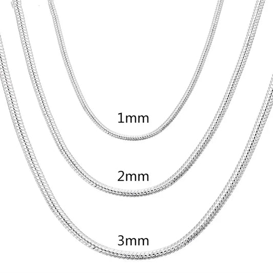Sterling Silver Snake Chain