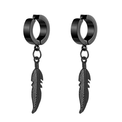 Bold Cross Clip Earrings