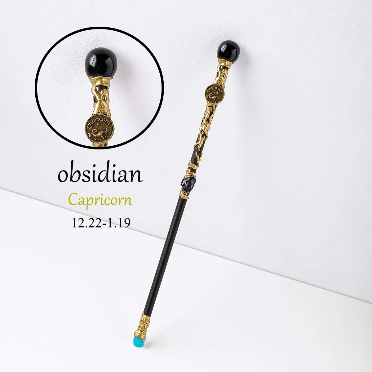 1PC Zodiac Constellation Crystal Scepter Magic Fairy Stick