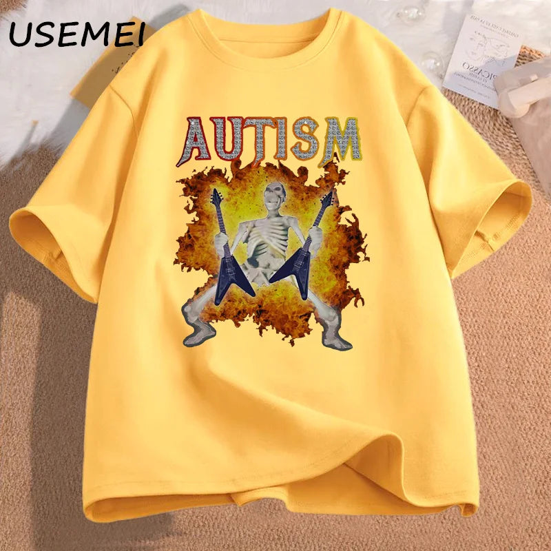 Autism Skeleton Meme Tee