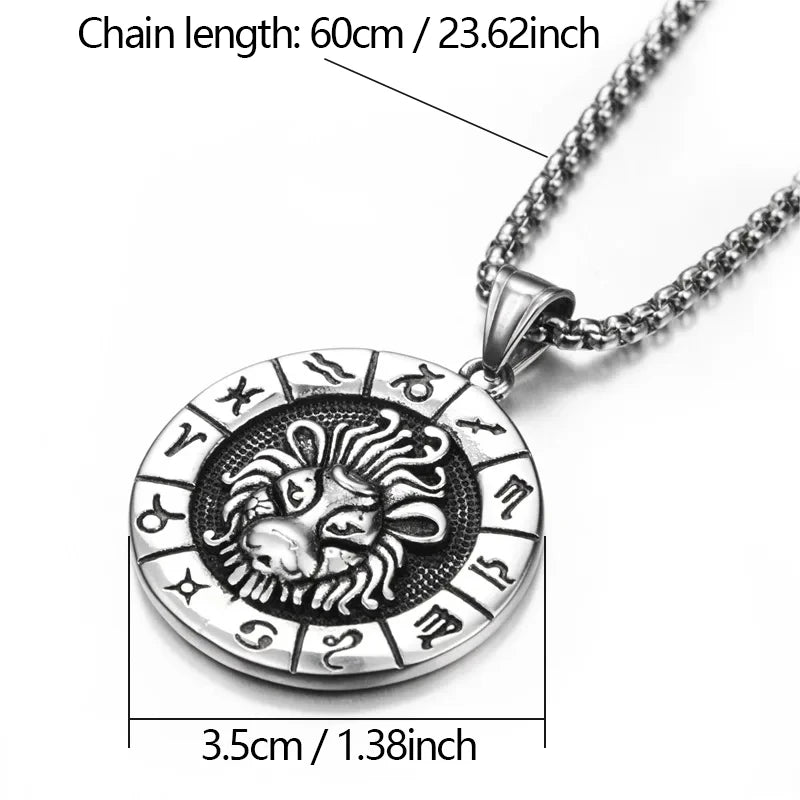 Constellation Zodiac Sign Pendant Necklace