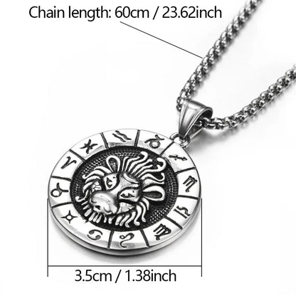 Constellation Zodiac Sign Pendant Necklace