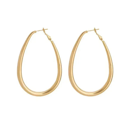 Bold Geometric Hoop Earrings