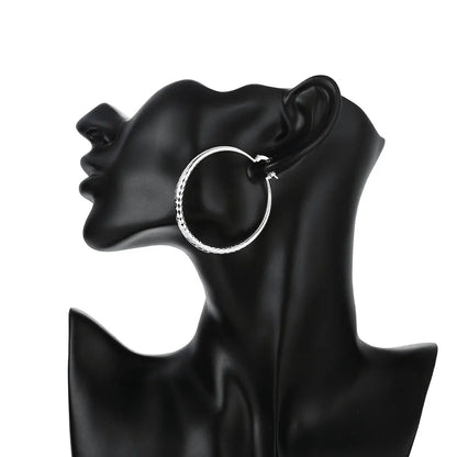 Elegant Sterling Silver Hoop Earrings