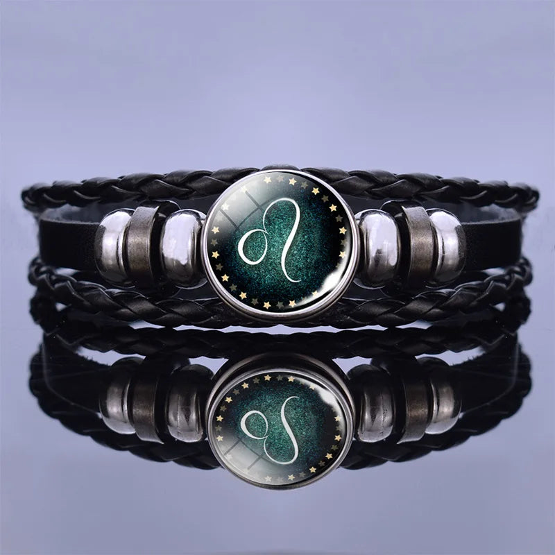 Zodiac Sign Constellation Charm Bracelet