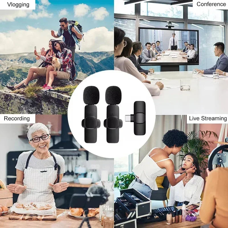Wireless Lavalier Mic Set
