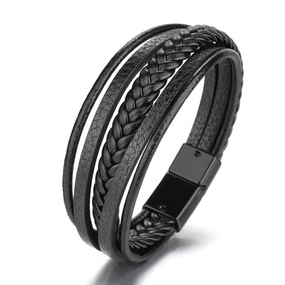 Men’s Braided Leather Bracelet