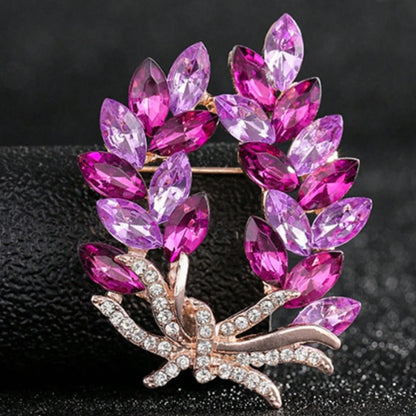 Trendy Floral Charm Brooch