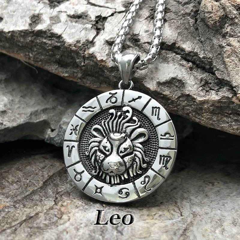 Constellation Zodiac Sign Pendant Necklace