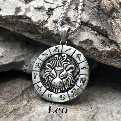 Constellation Zodiac Sign Pendant Necklace